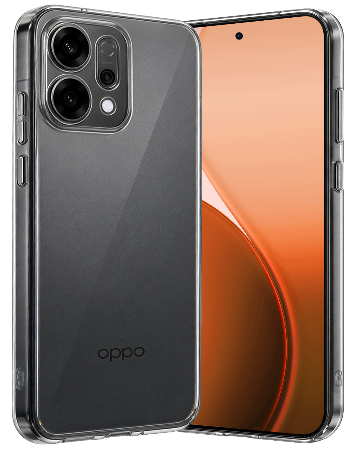 Nomfy Nomfy OPPO Reno14 Hoesje Siliconen - Transparant