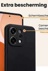 Nomfy Nomfy OPPO Reno14 Hoesje Siliconen - Zwart