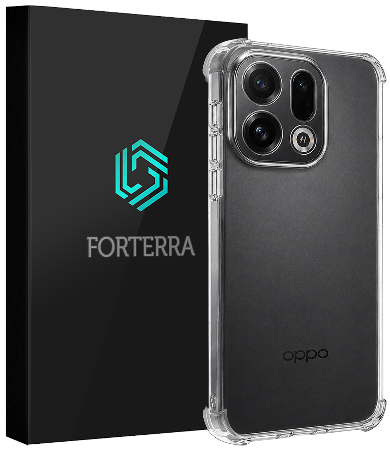 Forterra Forterra OPPO Find X9 Hoesje Shockproof - Transparant