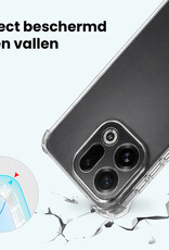 Forterra Forterra OPPO Find X9 Hoesje Shockproof - Transparant - 2 PACK
