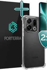 Forterra Forterra OPPO Find X9 Hoesje Shockproof Met 2x Screenprotector