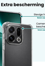 Forterra Forterra OPPO Find X9 Hoesje Shockproof Met 2x Screenprotector