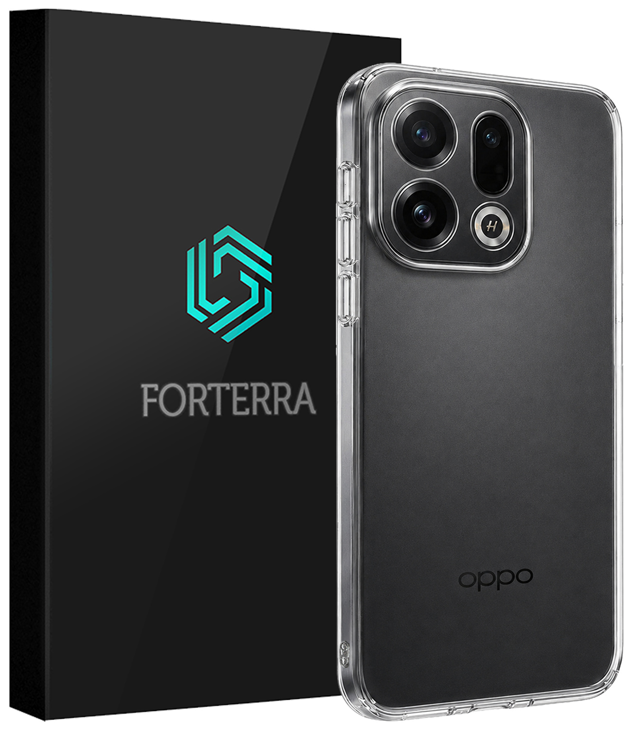 Forterra Forterra OPPO Find X9 Hoesje Siliconen - Transparant