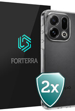 Forterra Forterra OPPO Find X9 Hoesje Siliconen - Transparant - 2 PACK