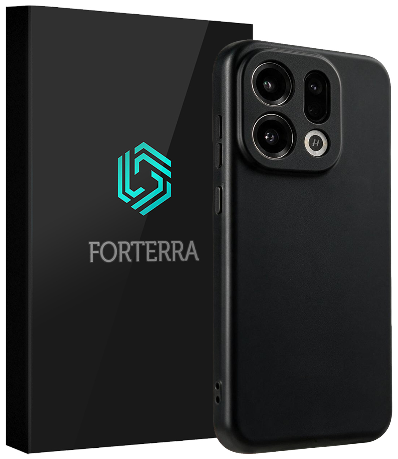 Forterra Forterra OPPO Find X9 Hoesje Siliconen - Zwart