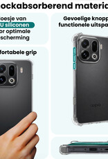 Forterra Forterra OPPO Find X9 Pro Hoesje Shockproof - Transparant