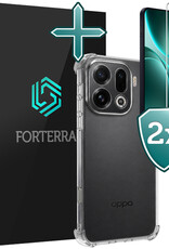 Forterra Forterra OPPO Find X9 Pro Hoesje Shockproof Met 2x Screenprotector