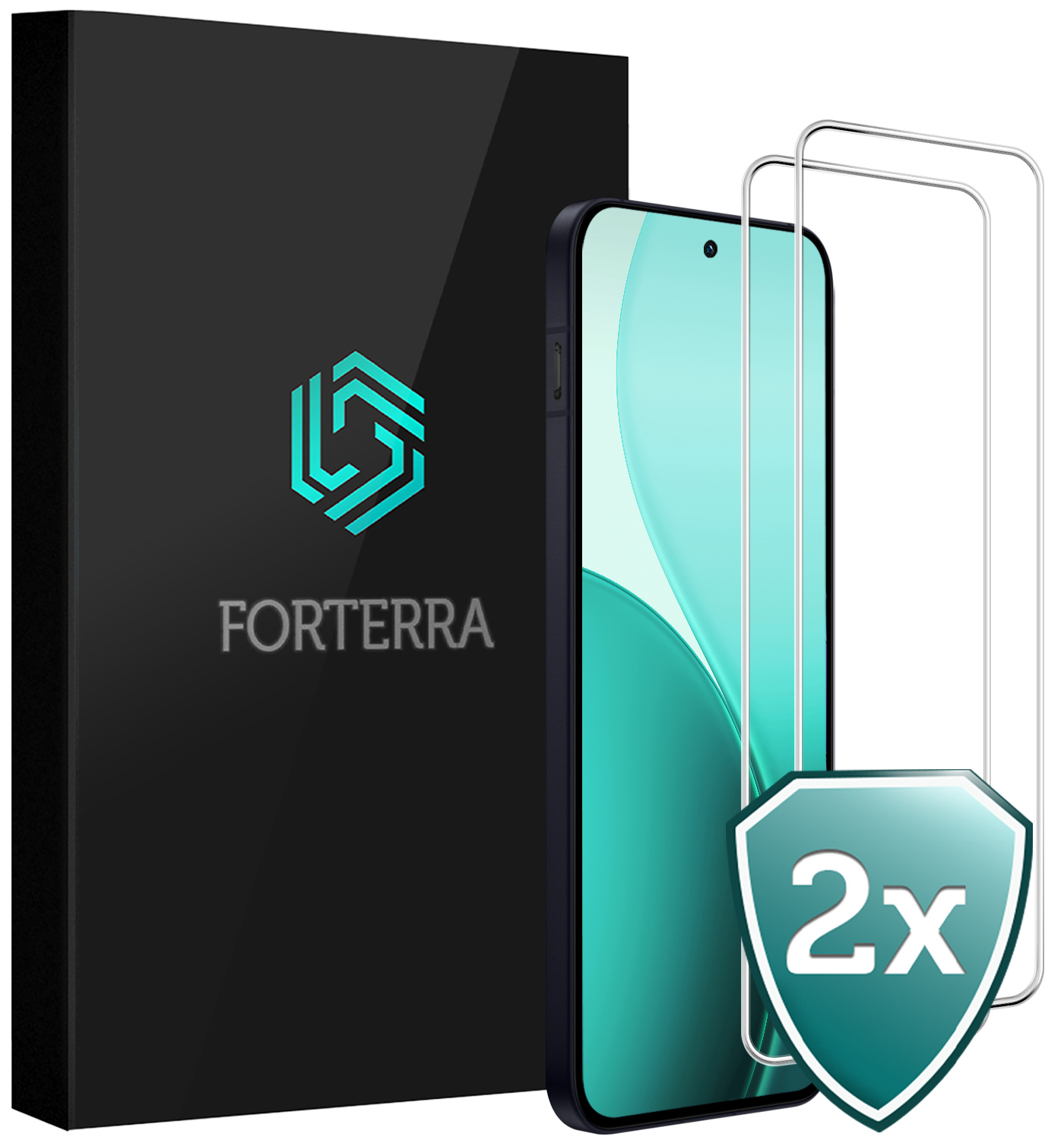 Forterra Forterra OPPO Reno14 Screenprotector - 2 PACK