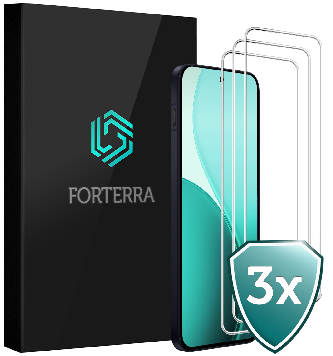 Forterra Forterra OPPO Reno14 Screenprotector - 3 PACK
