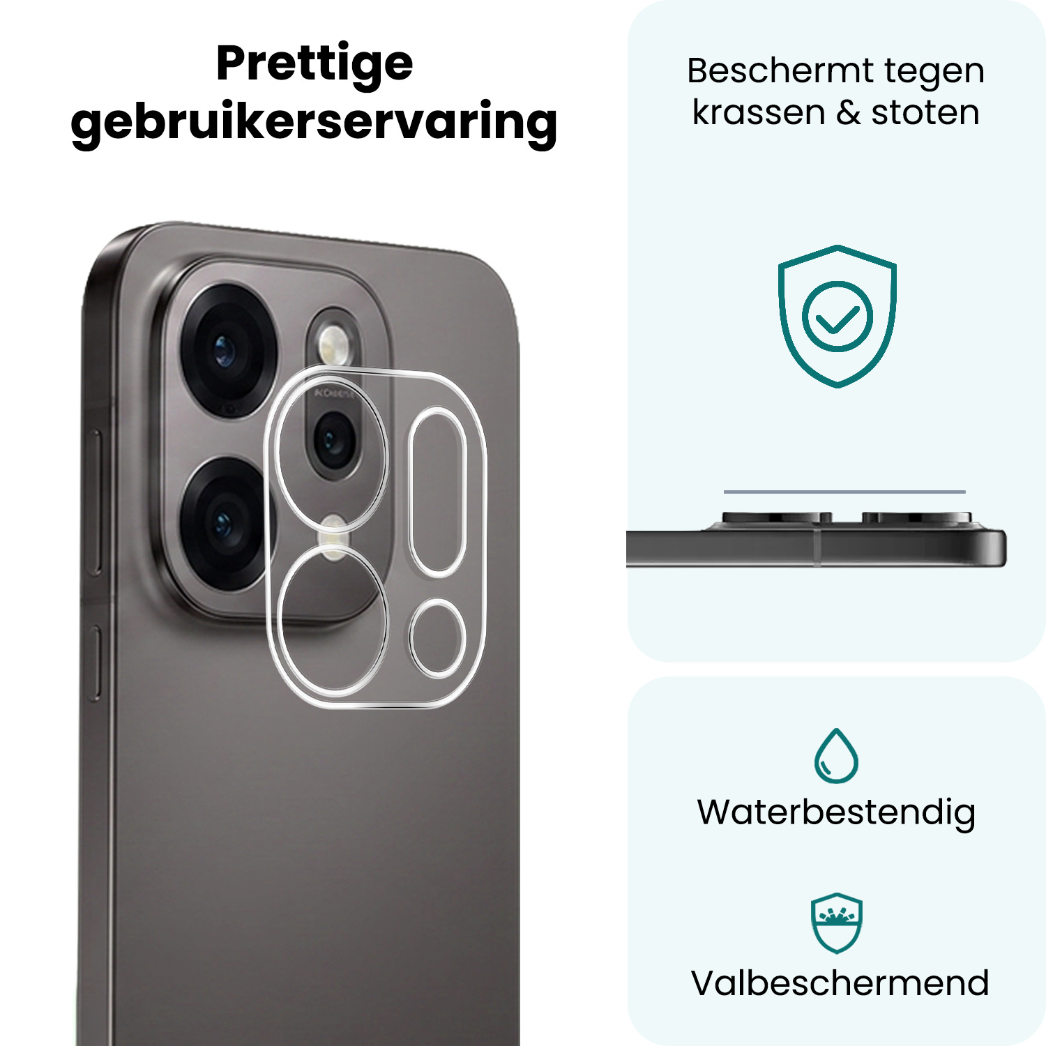 Forterra Forterra OPPO Reno14 Camera Screenprotector - 2 PACK