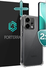 Forterra Forterra OPPO Reno14 Hoesje Shockproof Met 2x Screenprotector