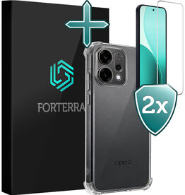 Forterra Forterra OPPO Reno14 Hoesje Shockproof Met 2x Screenprotector