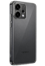 Forterra Forterra OPPO Reno14 Hoesje Siliconen Met Screenprotector - Transparant