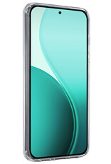 Forterra Forterra OPPO Reno14 Hoesje Siliconen Met 2x Screenprotector - Transparant
