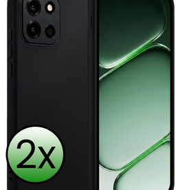 BASEY. BASEY. OnePlus Nord 6 Hoesje Siliconen - Zwart - 2 PACK