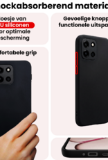 NoXx NoXx OnePlus Nord 6 Hoesje Siliconen - Zwart