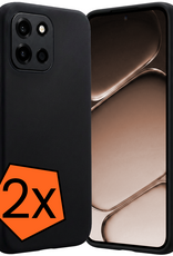 Nomfy Nomfy OnePlus Nord 6 Hoesje Siliconen - Zwart - 2 PACK