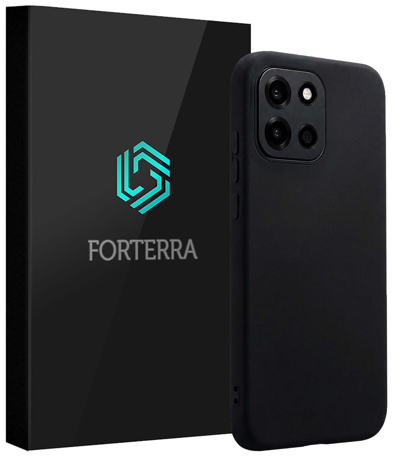 Forterra Forterra OnePlus Nord 6 Hoesje Siliconen - Zwart