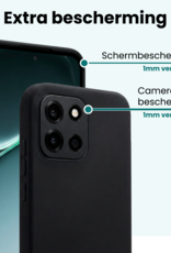 Forterra Forterra OnePlus Nord 6 Hoesje Siliconen - Zwart