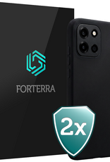 Forterra Forterra OnePlus Nord 6 Hoesje Siliconen - Zwart - 2 PACK