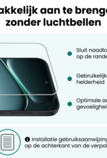 Forterra Forterra OnePlus Nord 6 Hoesje Siliconen Met Screenprotector - Zwart