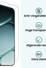 Forterra Forterra OnePlus Nord 6 Hoesje Siliconen Met Screenprotector - Zwart