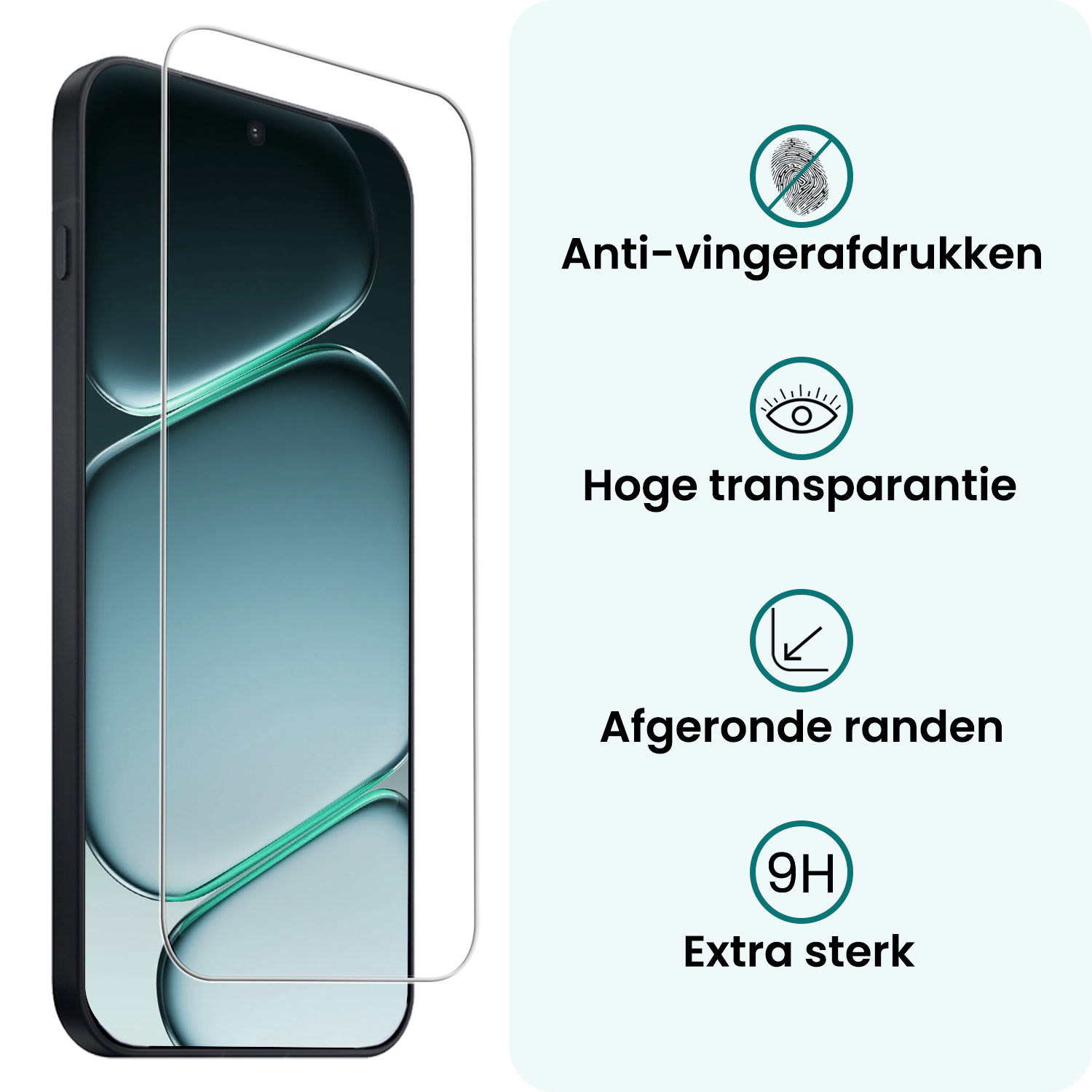 Forterra Forterra OnePlus Nord 6 Hoesje Siliconen Met 2x Screenprotector - Zwart