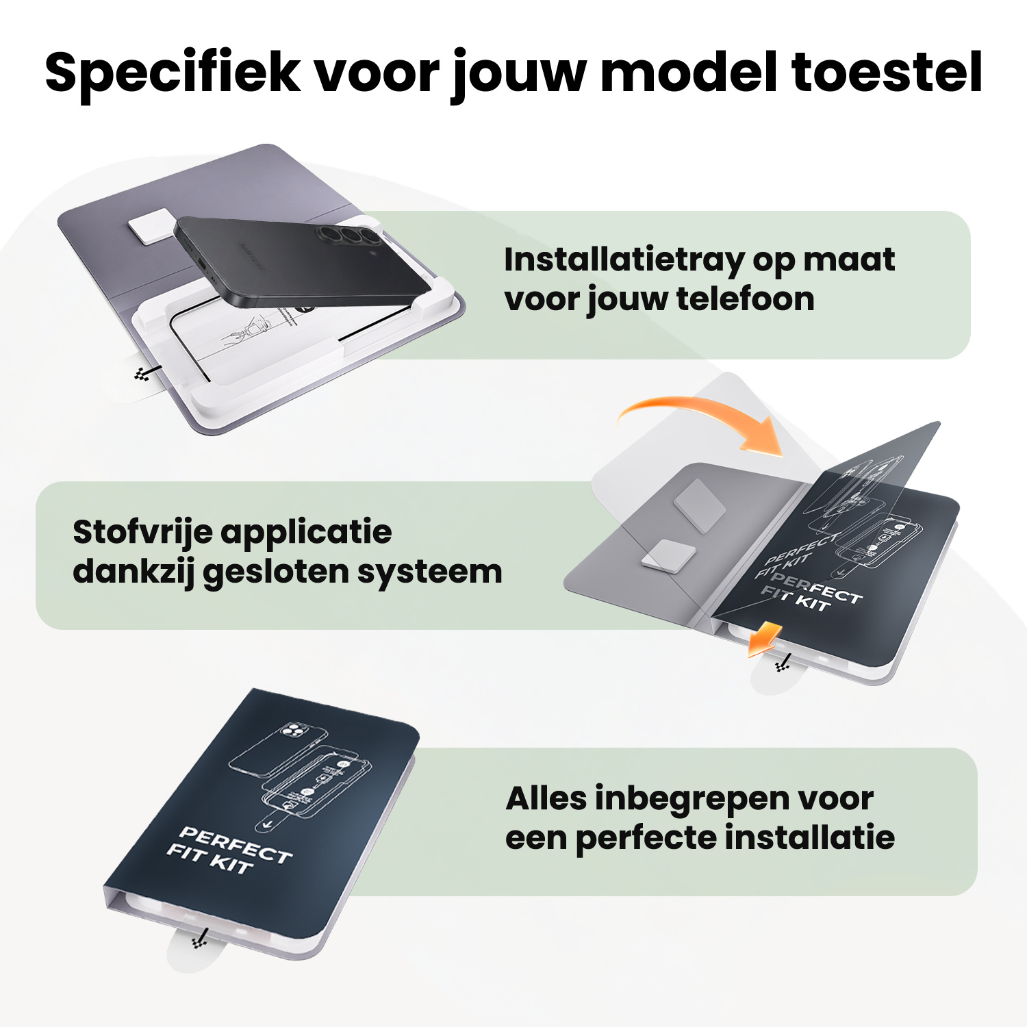 BASEY. BASEY. Samsung Galaxy S26 FE Screenprotector Perfect Fit Kit - 2 PACK