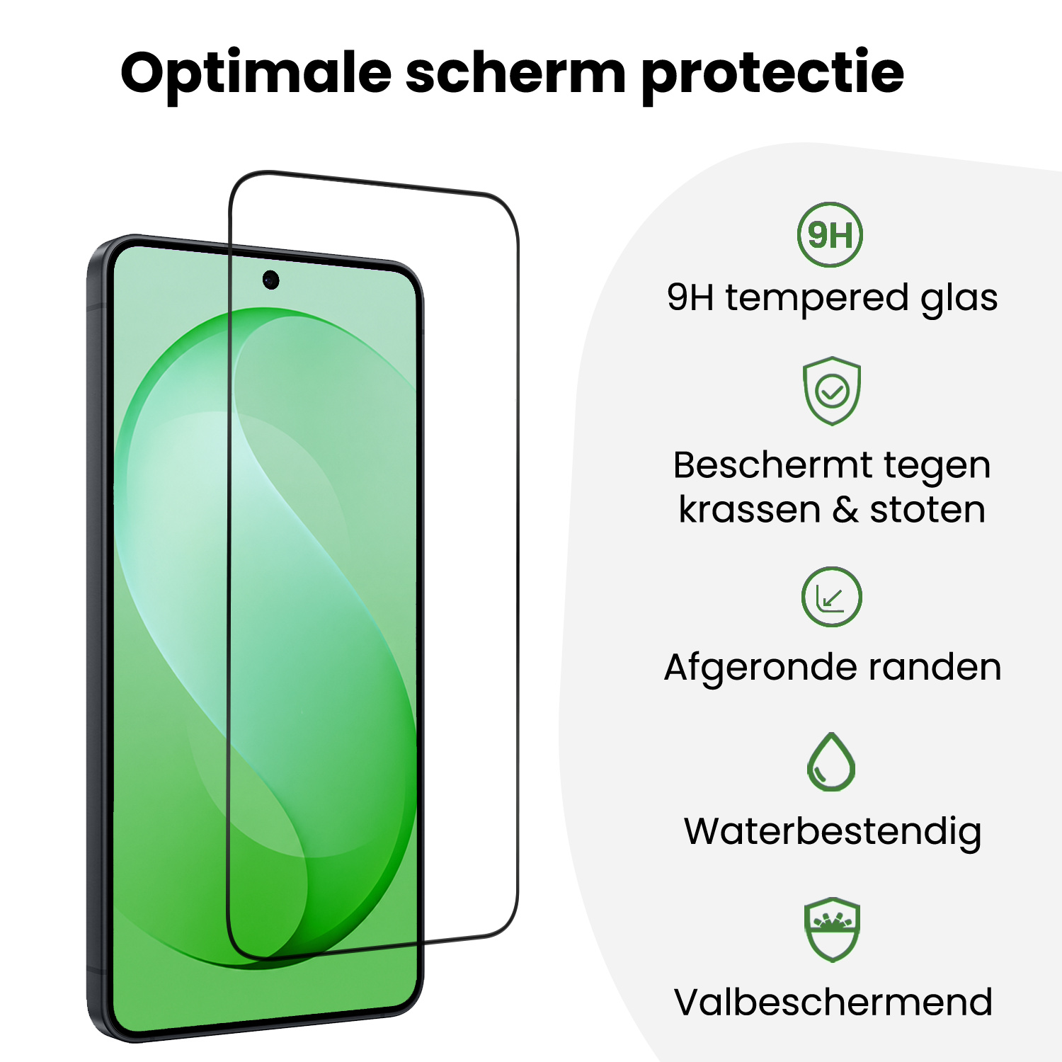 BASEY. BASEY. Samsung Galaxy S26 FE Screenprotector Perfect Fit Kit - 2 PACK