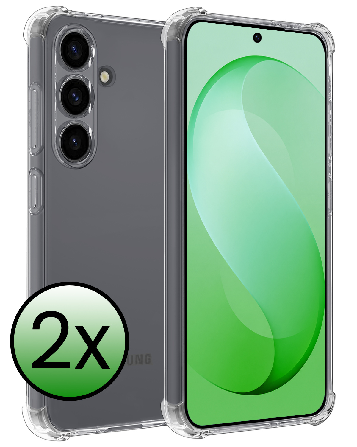 BASEY. BASEY. Samsung Galaxy S26 FE Hoesje Shockproof - Transparant