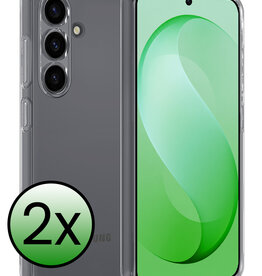 BASEY. BASEY. Samsung Galaxy S26 FE Hoesje Siliconen - Transparant - 2 PACK