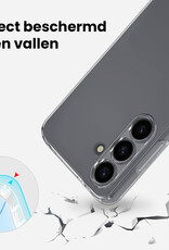 BASEY. BASEY. Samsung Galaxy S26 FE Hoesje Siliconen - Transparant - 2 PACK