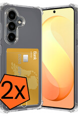 Nomfy Nomfy Samsung Galaxy S26 FE Hoesje Pashouder - 2 PACK