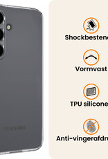 Nomfy Nomfy Samsung Galaxy S26 FE Hoesje Siliconen - Transparant - 2 PACK