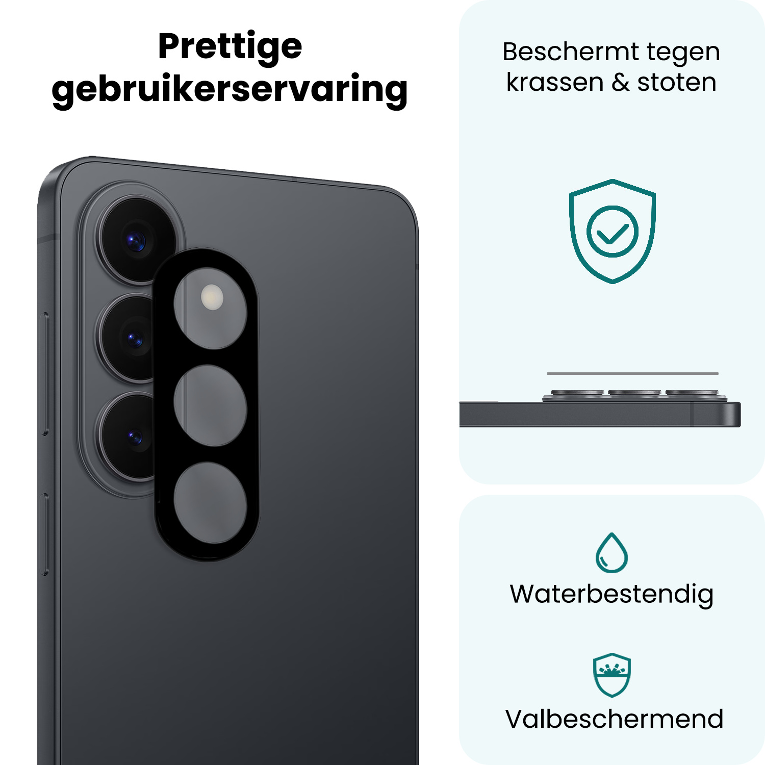 Forterra Forterra Samsung Galaxy S26 FE Camera Screenprotector - 2 PACK