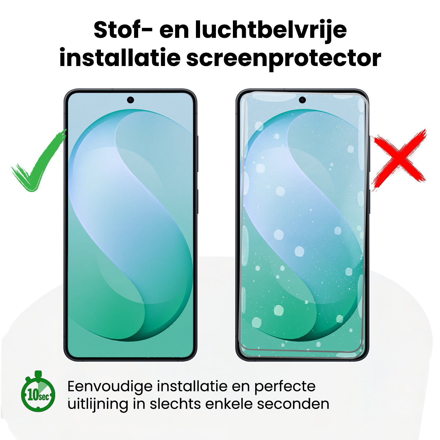 Forterra Forterra Samsung Galaxy S26 FE Screenprotector Perfect Fit Kit - 2 PACK