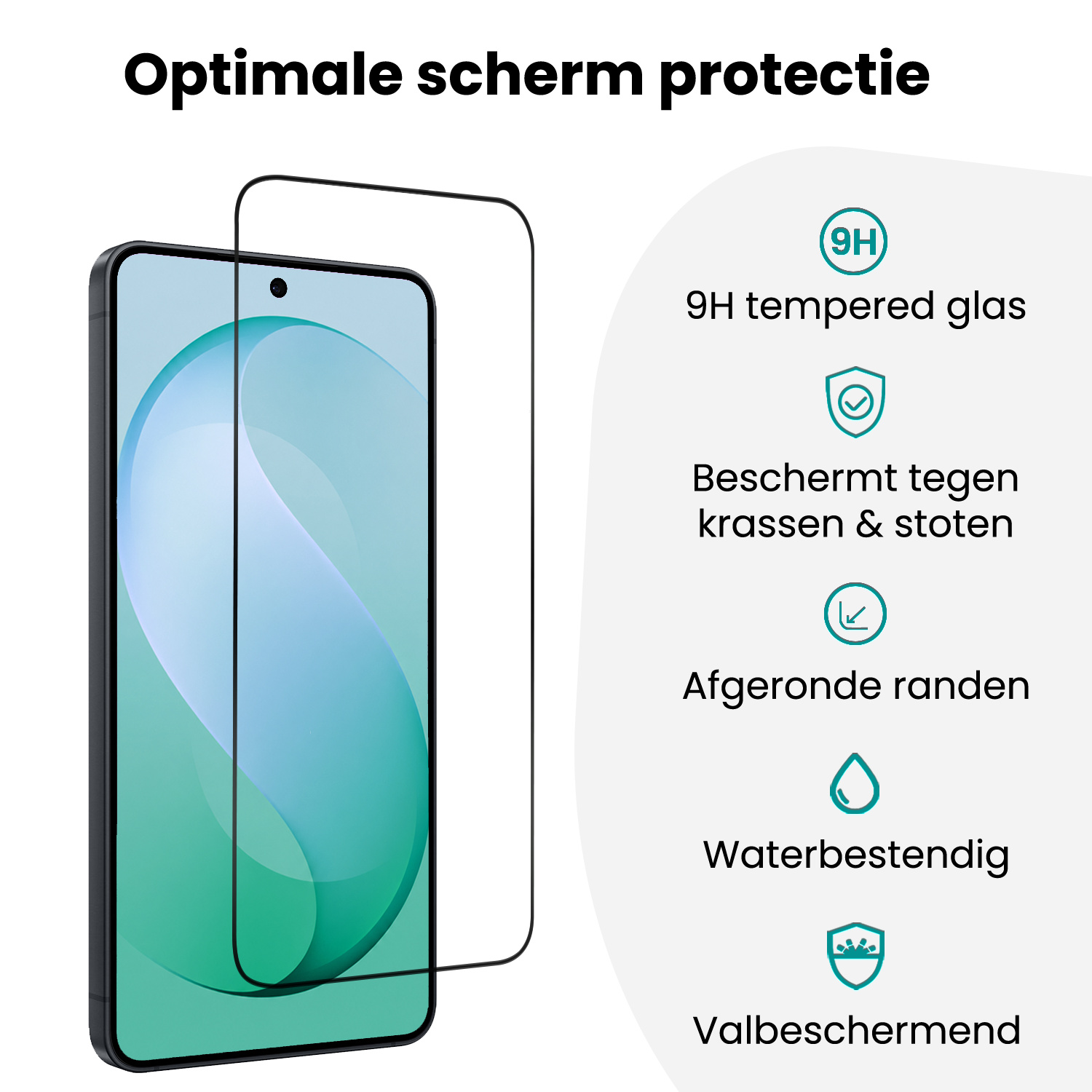 Forterra Forterra Samsung Galaxy S26 FE Screenprotector Perfect Fit Kit - 2 PACK