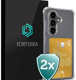 Forterra Forterra Samsung Galaxy S26 FE Hoesje Pashouder - 2 PACK