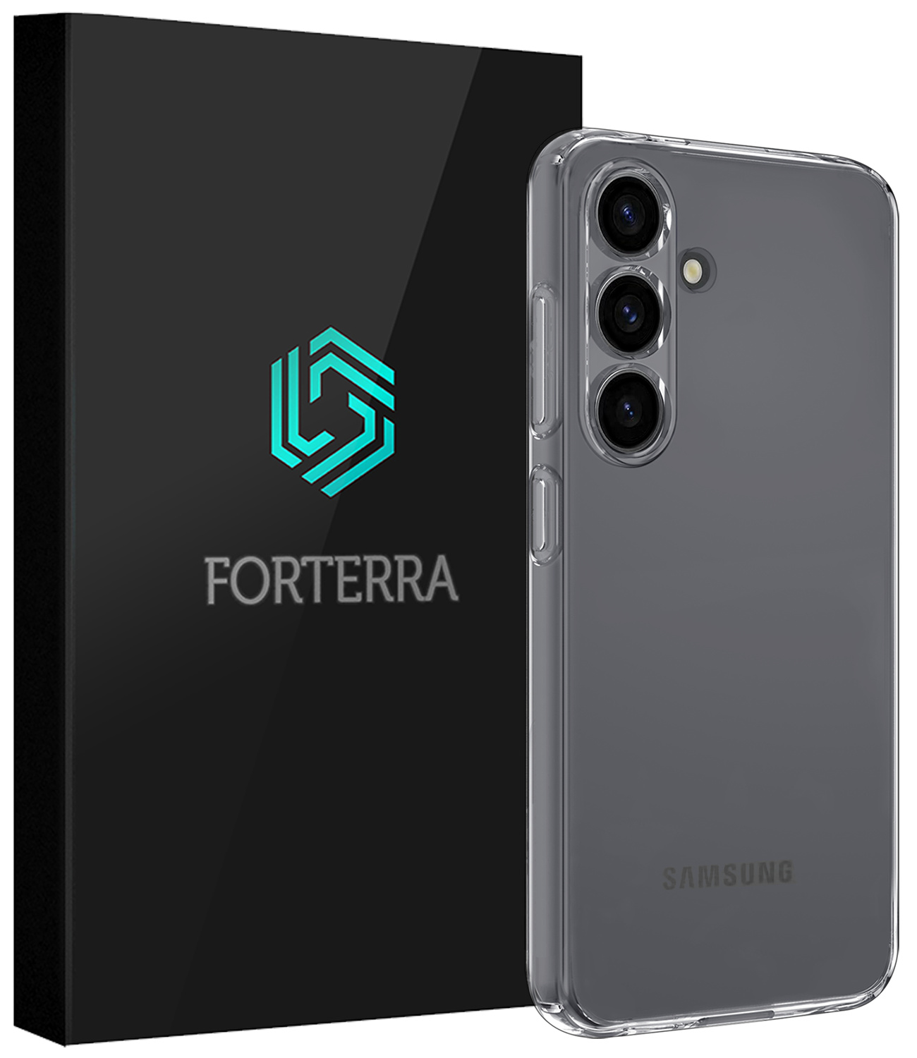 Forterra Forterra Samsung Galaxy S26 FE Hoesje Siliconen - Transparant