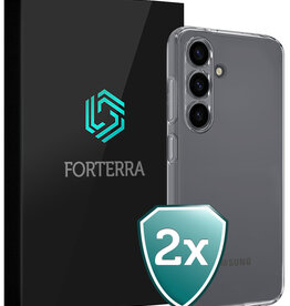 Forterra Forterra Samsung Galaxy S26 FE Hoesje Siliconen - Transparant - 2 PACK