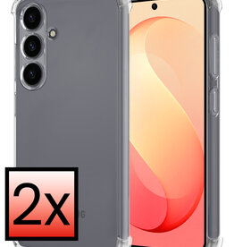 NoXx NoXx Samsung Galaxy S26 FE Hoesje Shockproof - Transparant - 2 PACK