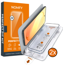 Nomfy Nomfy Samsung Galaxy S26 FE Screenprotector Perfect Fit Kit - 2 PACK