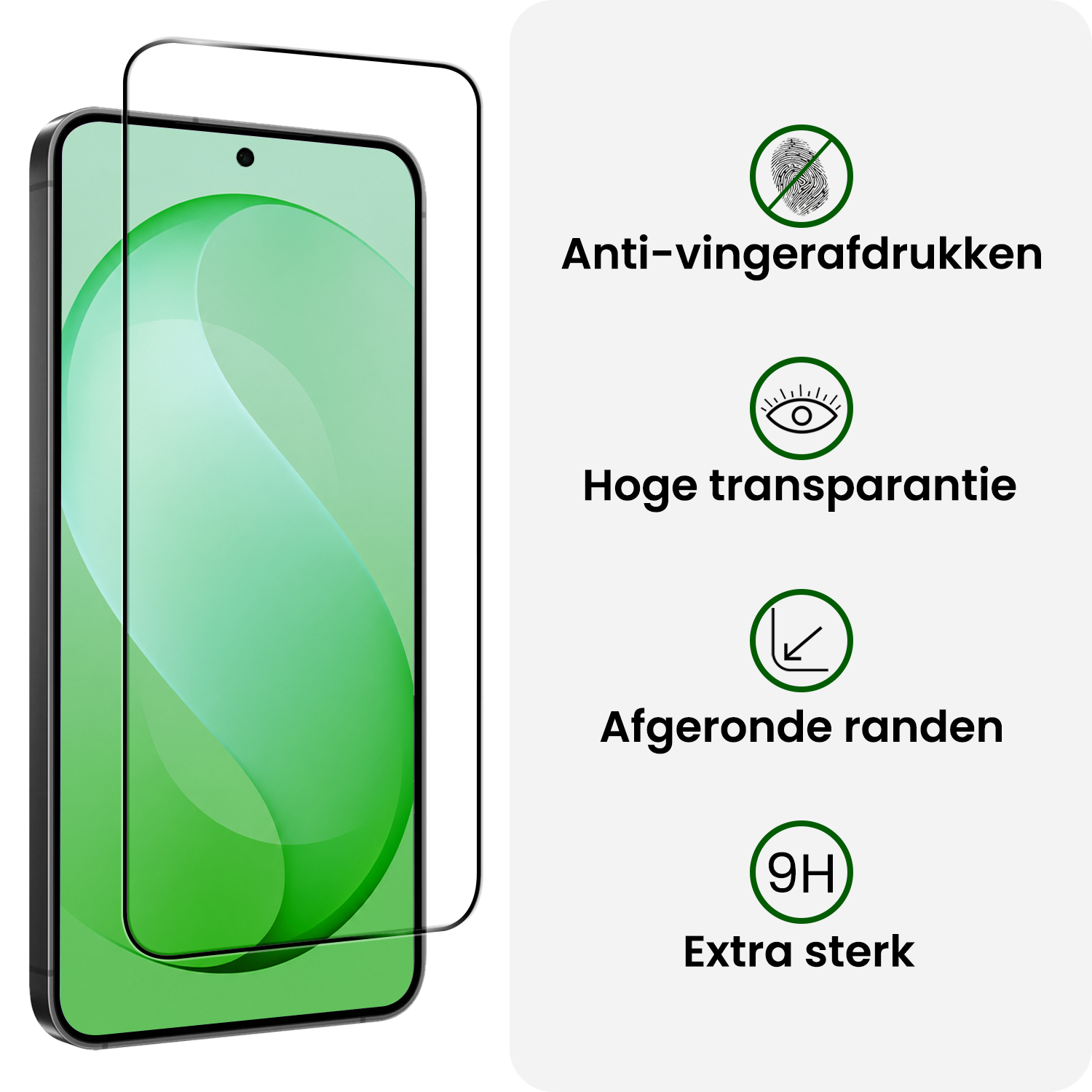 BASEY. BASEY. Samsung Galaxy S26 FE Screenprotector Glas Full Cover - 3 PACK
