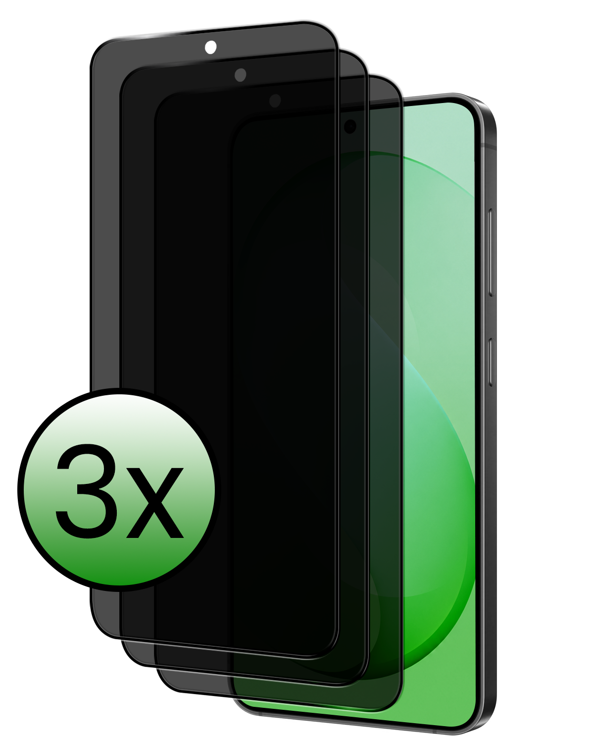 BASEY. BASEY. Samsung Galaxy S26 FE Screenprotector Glas Privacy - 3 PACK