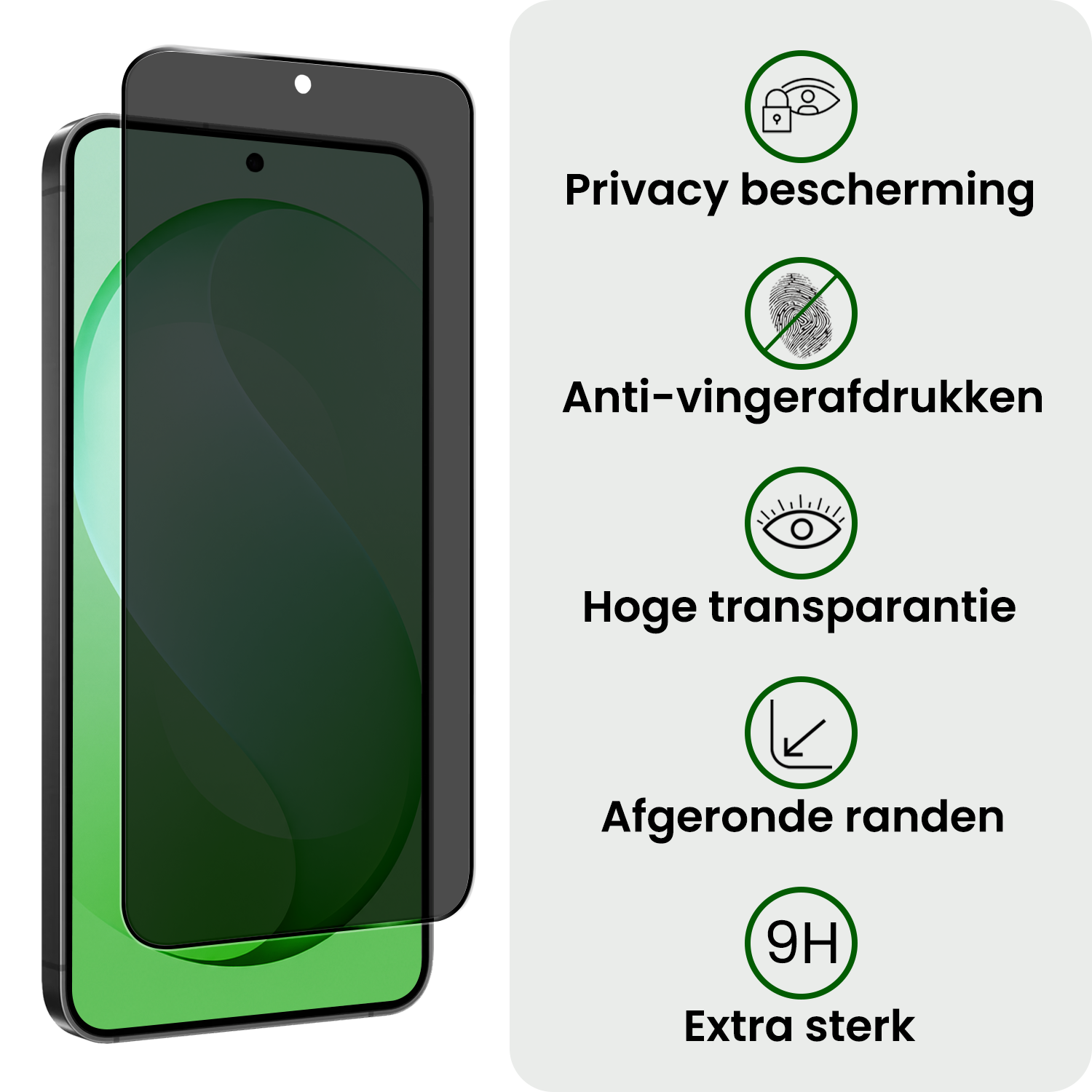BASEY. BASEY. Samsung Galaxy S26 FE Screenprotector Glas Privacy - 3 PACK