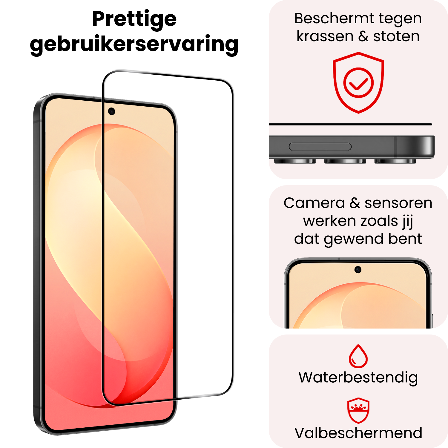 NoXx NoXx Samsung Galaxy S26 FE Screenprotector Glas Full Cover