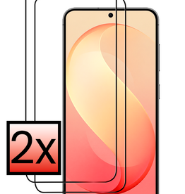 NoXx NoXx Samsung Galaxy S26 FE Screenprotector Glas Full Cover - 2 PACK