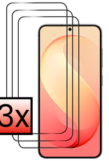 NoXx NoXx Samsung Galaxy S26 FE Screenprotector Glas Full Cover - 3 PACK