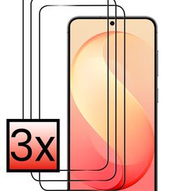 NoXx NoXx Samsung Galaxy S26 FE Screenprotector Glas Full Cover - 3 PACK