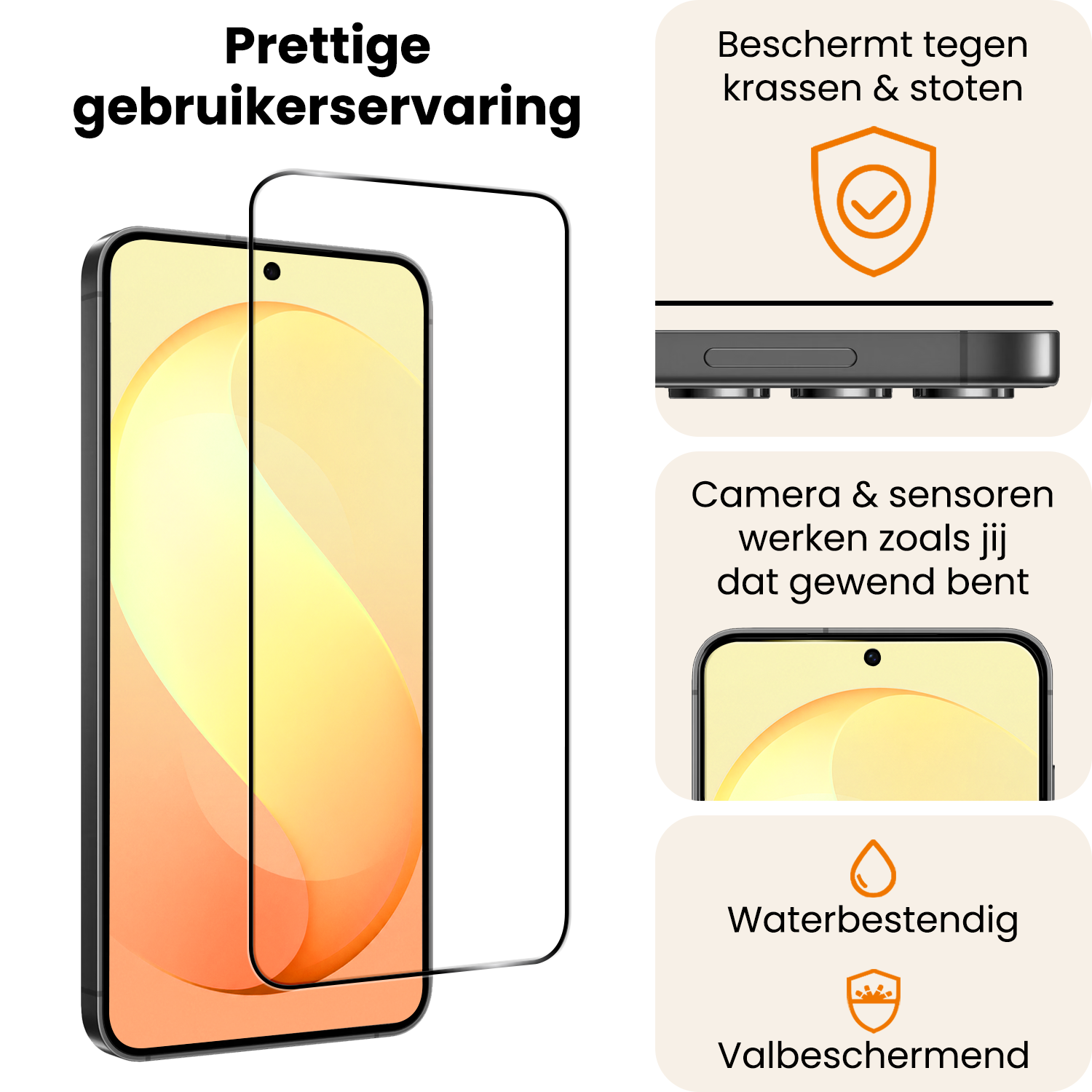 Nomfy Nomfy Samsung Galaxy S26 FE Screenprotector Glas Full Cover